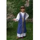 robe medievale bleue