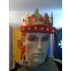 couronne avec calotte rouge