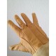 gants en cuir marron