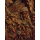 Bas-relief médiévale sur bois