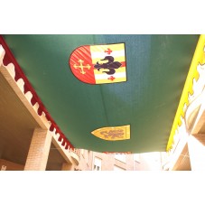 auvent &agrave; frise 500x150 cm