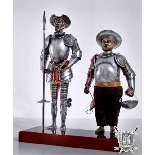 DonQuichotte et Sancho Pansa 42 cm