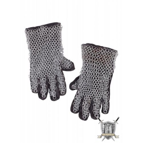 gants en maille acier galvanisé inoxydable