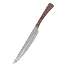 couteau médiéval inoxydable manche en bois
