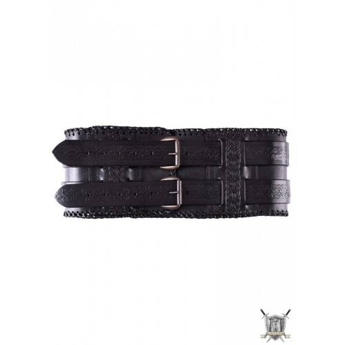 Double ceinture cuir