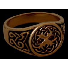 Bague celtique Yggdrasil, bronze
