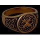 Bague celtique Yggdrasil, bronze