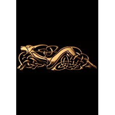 Fermoir de capeavec motif celtique bronze