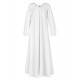 Robe médiévale blanche 100% coton
