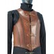 Plastron armure en cuir 