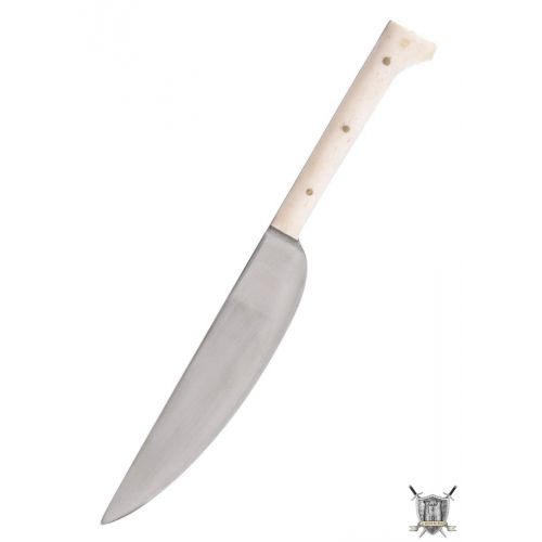 Couteau avec fourreau en cuir marron 23 cm