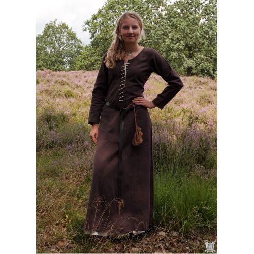 robe médiévale en coton manches longues robe médiévale en coton manches longues