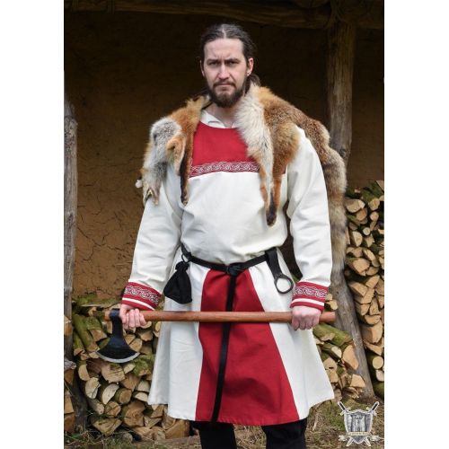 Tunique viking avec broderies