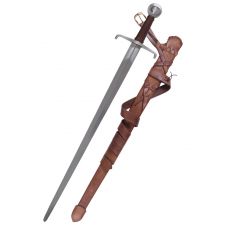 Epée de combat 14ème siècle avec fourreau