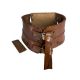 ceinture large cuir