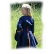 Robe médiévale bleue 8 à 12 ans