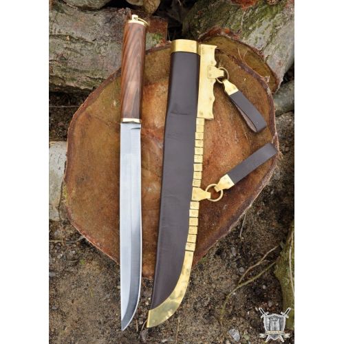 viking seax avec fourreau 48 cm