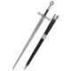 Grande épée gothique avec fourreau 118cm