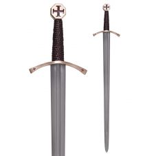 Epée de croisé avec fourreau 13 ème siècle