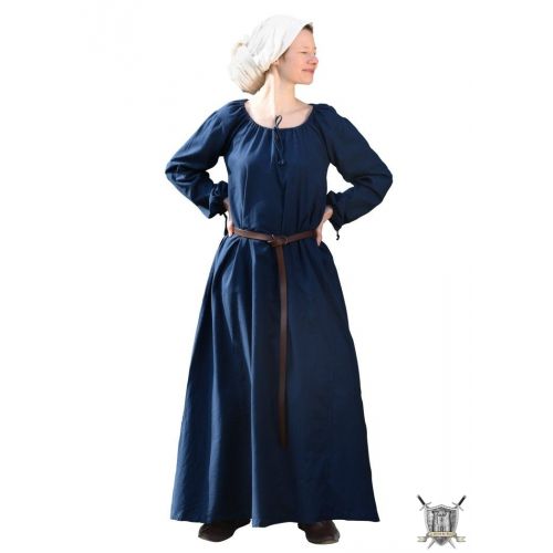 Robe médiévale Ana bleue