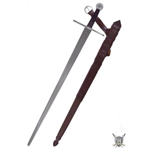 Epée templière de combat gravée MILTARIS TEMPLI