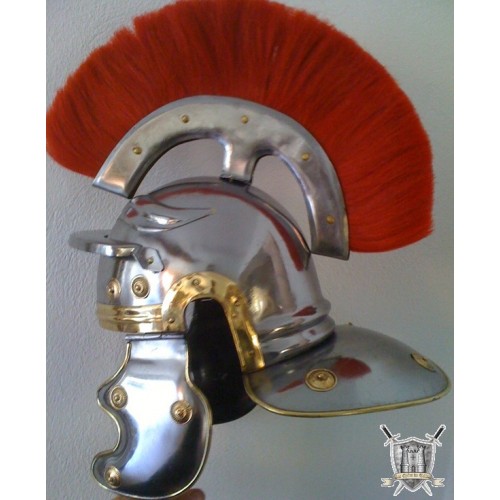 casque de centurion à crinière 