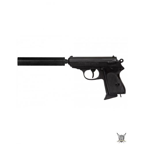 pistolet Walter PPK 007 avec silencieux