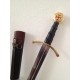 EPEE templiere avec fourreau 