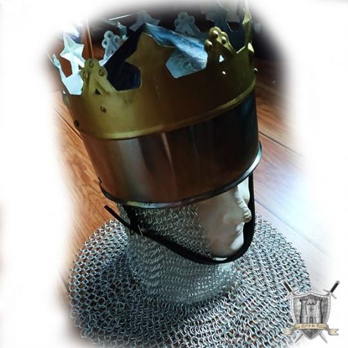 casque royal avec couronne