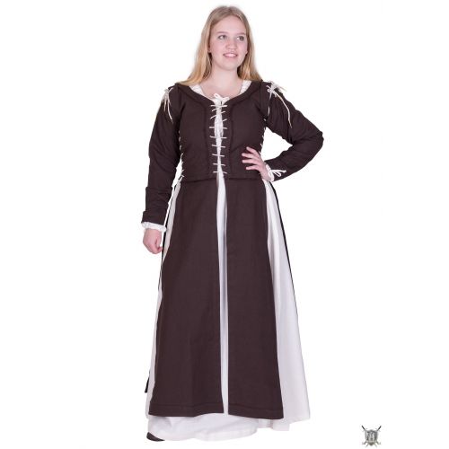 Robe médiévale avec laçage