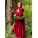 Robe en velours rouge isabelle 100% coton