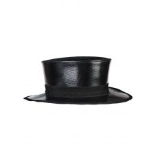 chapeau de médecin de la peste en cuir noir 