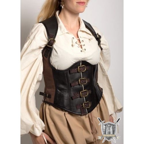 corset en cuir