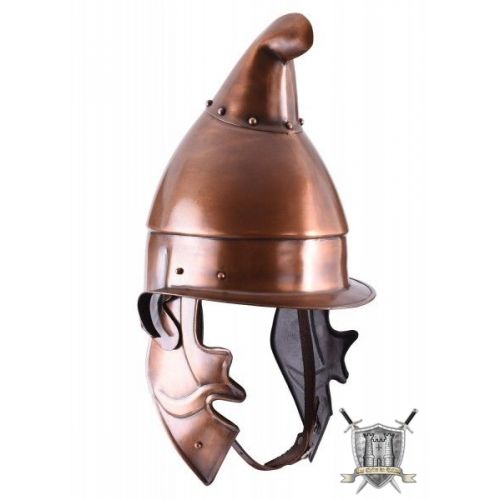 Casque hoplite phrygien cuivré