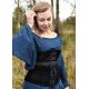 Corset en velours noir ou rouge