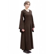 Robe médiévale marron 100% coton