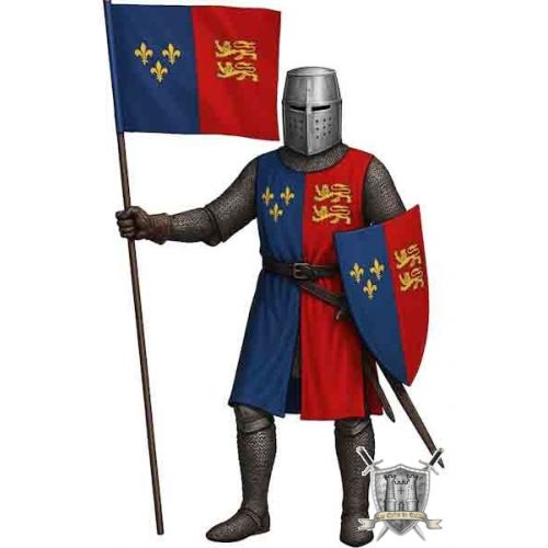Tabard British Kingdom velours 410gr imprimé haute qualité