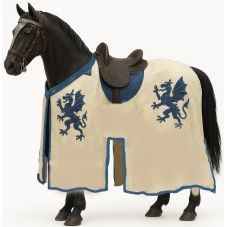 Caparaçon dragon bleu