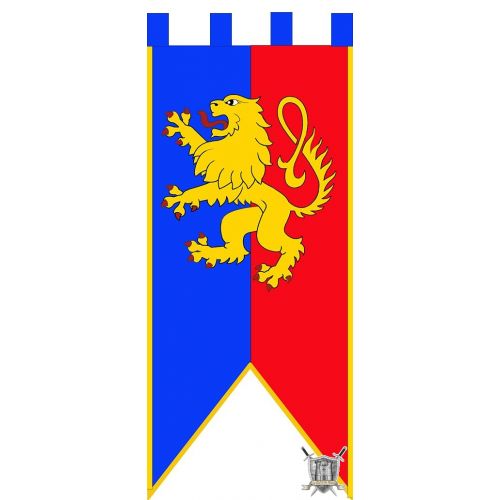 Etendard au lion