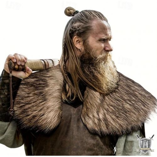 Col viking fourrure synth&eacute;tique