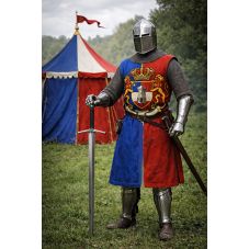 Tabard de chevalier aux armoiries