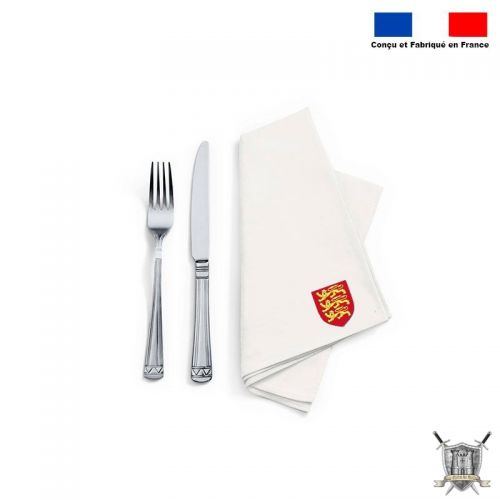 serviettes de table personnalis&eacute;es 40x40 cm