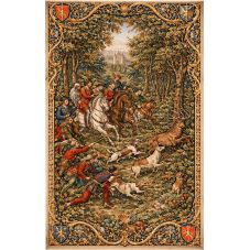 Tapisserie sc&egrave;ne de chasse 130x82 cm