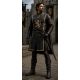Tabard chevalier noir cuir