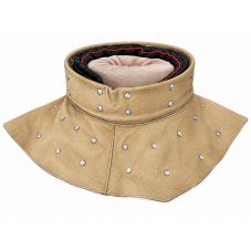 gorgerin cuir et acier