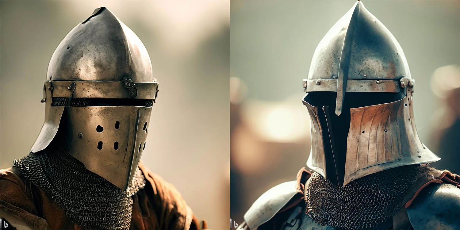 casque-medieval-epees